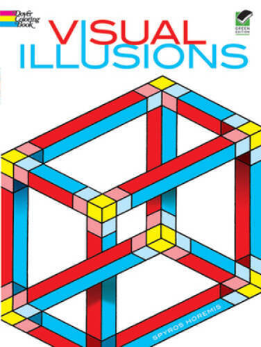 Visual Illusions Coloring Book (Dover Design Coloring Books) - VERY GOOD