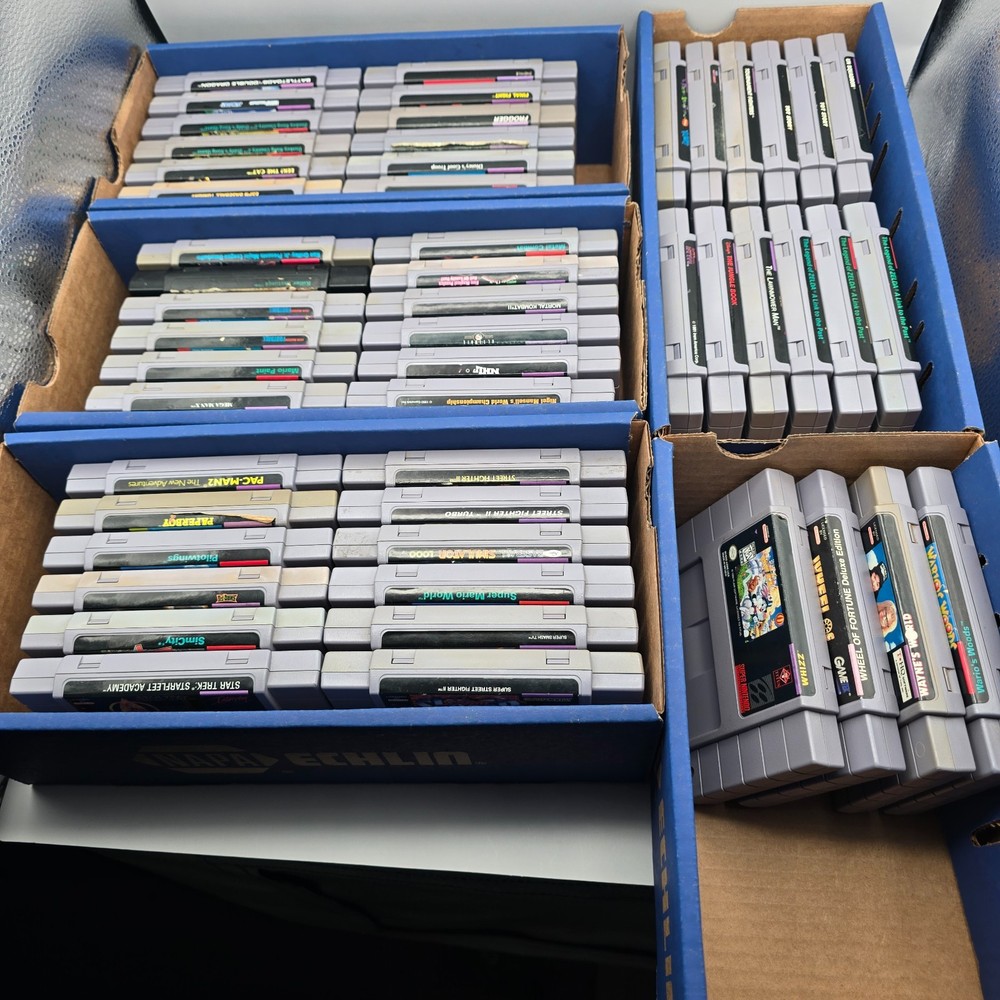 Super Nintendo SNES Games Pick Your Title Retro Video Game Cart Lot AuthenticOEM