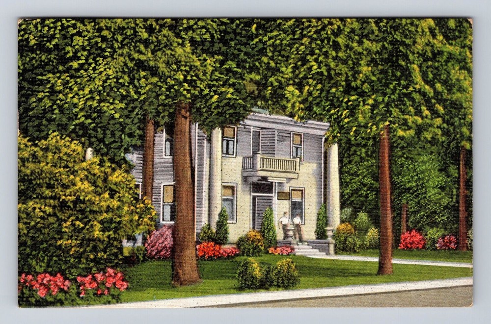 Winona Lake IN-Indiana, Administration Building, Vintage Postcard