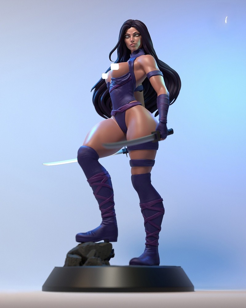 Psylocke- NSFW / Nude - Resin Model - Various Sizes