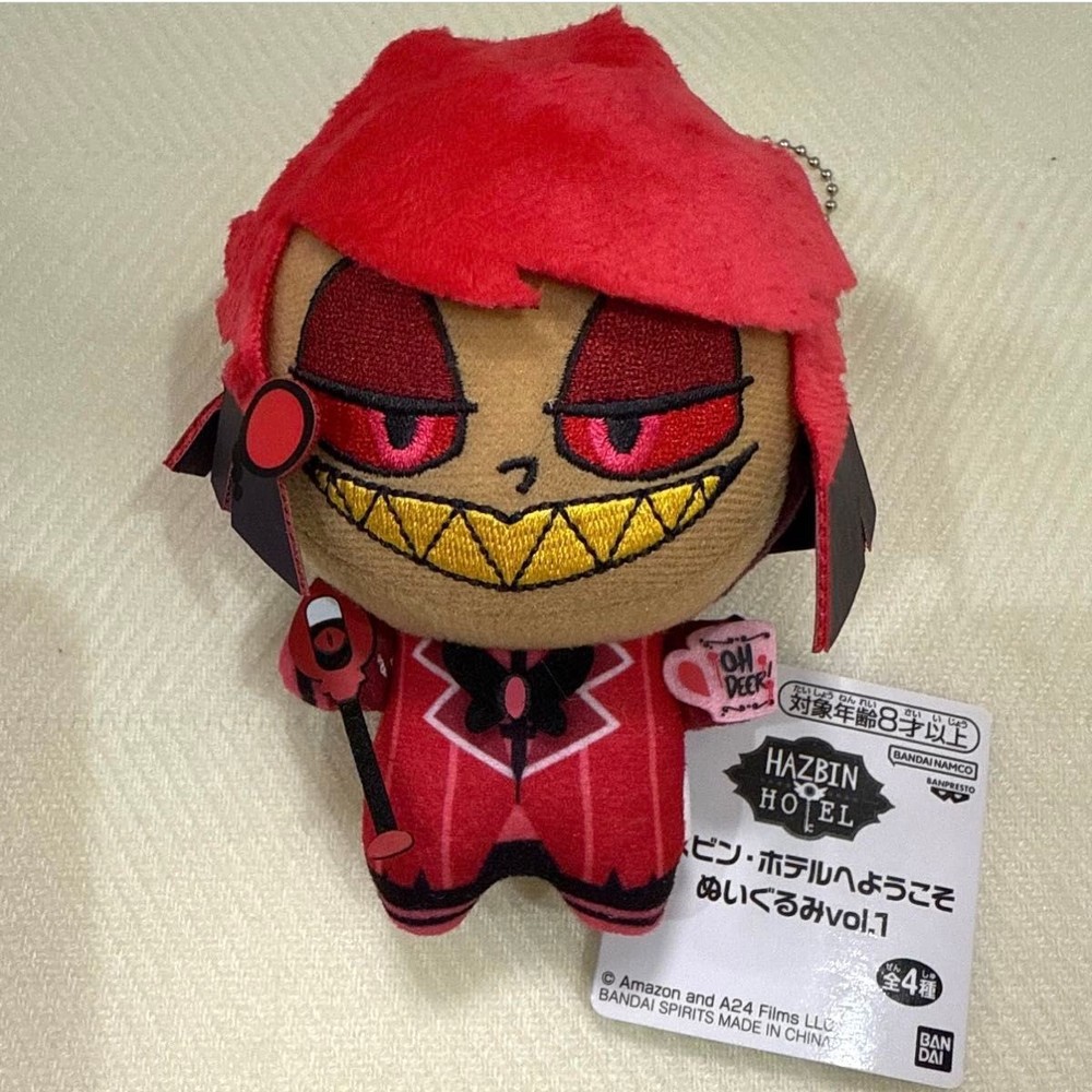Hazbin Hotel Alastor Plush Doll Mascot Chibigurumi Bandai Japan Limited NEW
