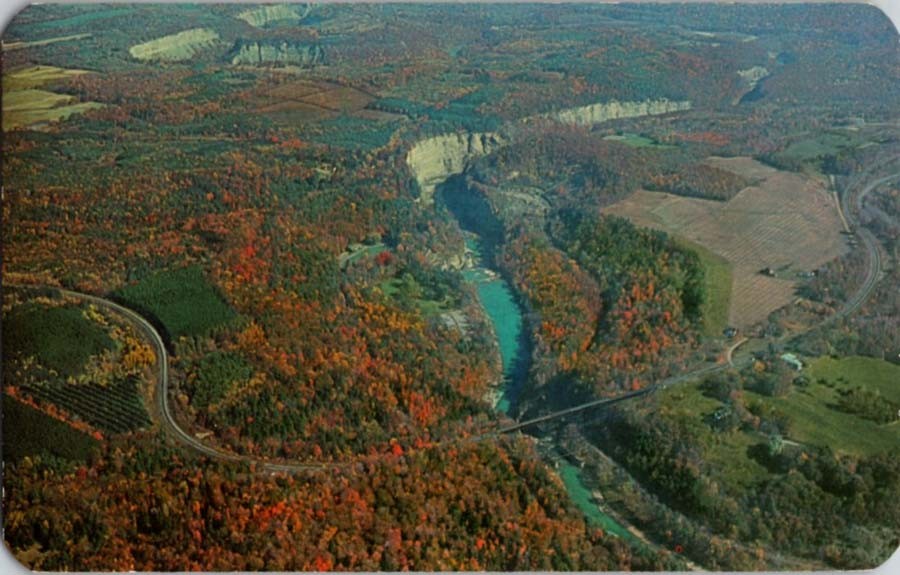 Castile New York NY : AERIAL VIEW m/14 AZ8889