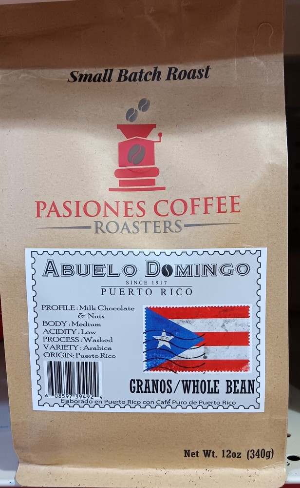PASIONES COFFEE (Abuelo Domingo) Beans - Lot of 2-image