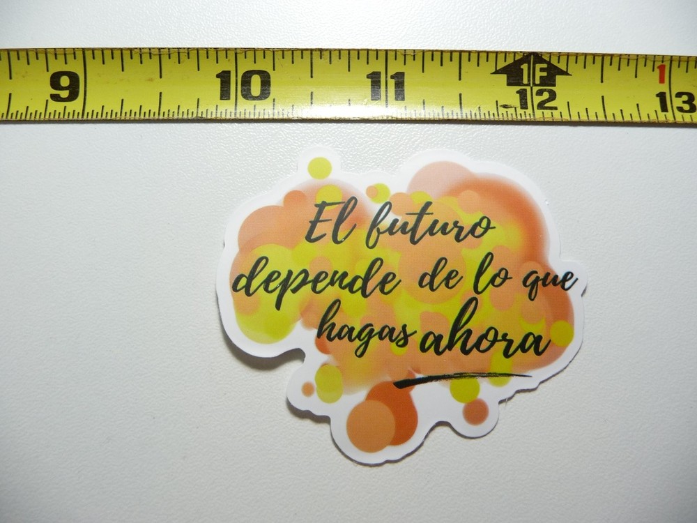 Autism Awareness Support Decal Sticker - El Futuro Depende de lo Que Hagas Ahoro  