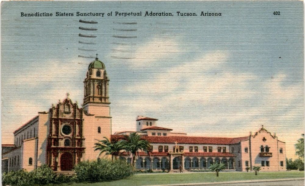 Benedictine Sisters Sanctuary of Perpetual Adoration, Tucson, Arizona, Postcard