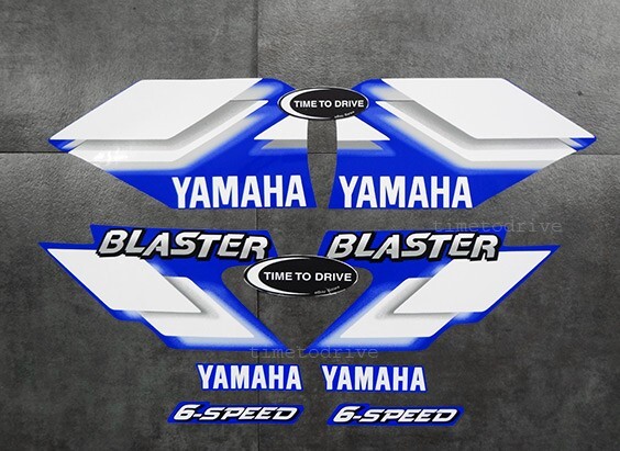 2000 - 2001 Yamaha Blaster 200 Decals Stickers Quad Graphics 8pc graficos