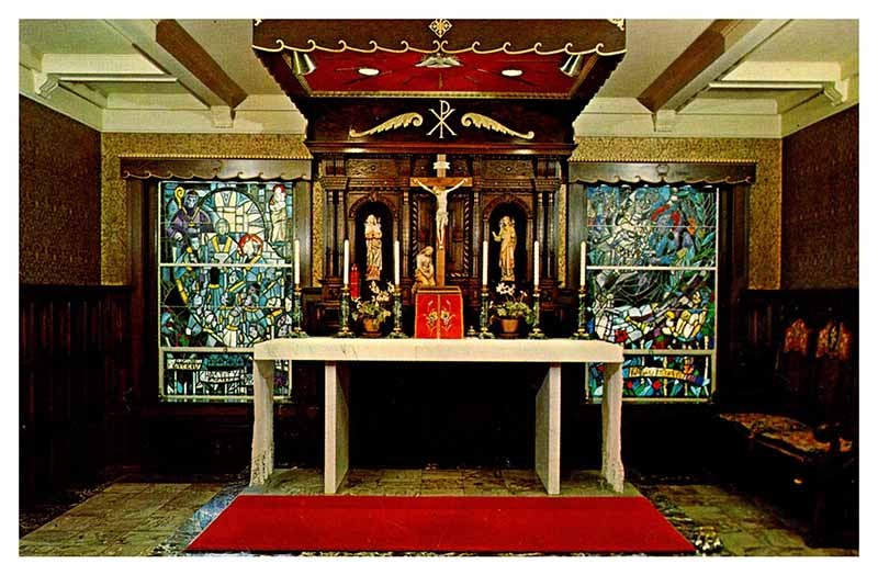 Postcard CHURCH SCENE Bettendorf Iowa IA m/09 AT1518