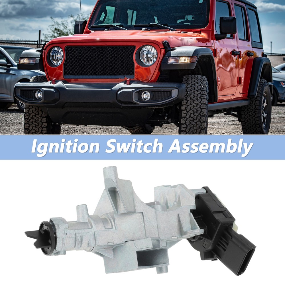 No.68054822AB Ignition Lock Cylinder for Jeep Wrangler 2007-2017 Barrel Lock