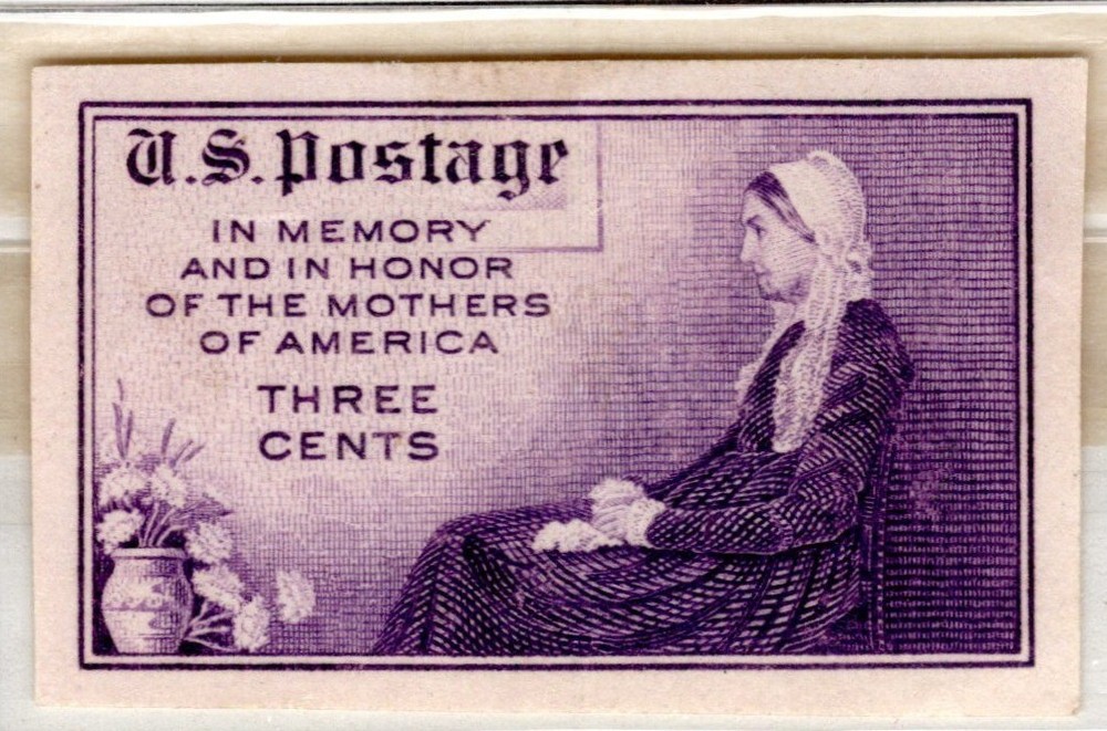 SC#754, 1935--3c Whistler's Mother, Imperf., M/NH