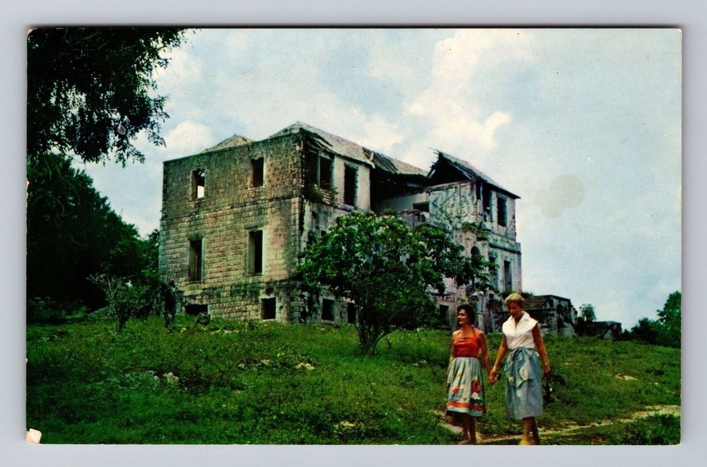 Ruins of Rose Hall Estate Great House Vintage Postcard