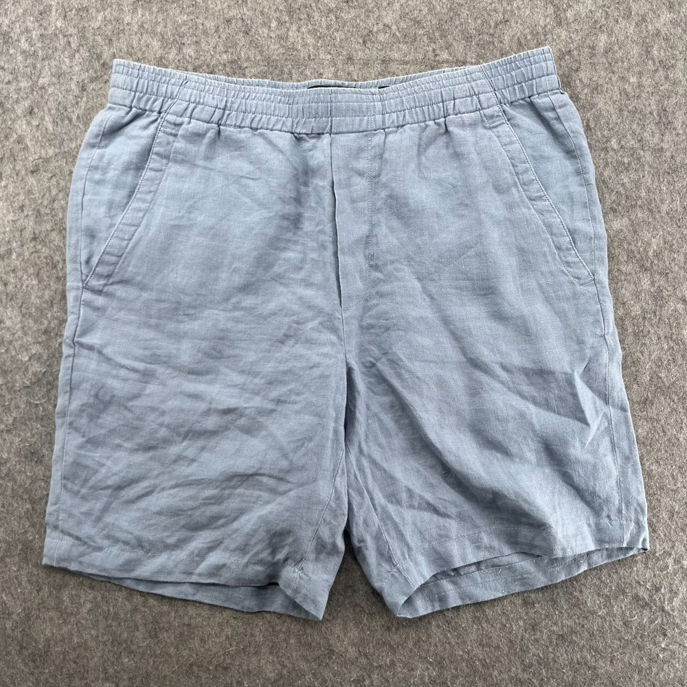 Vince Light Blue Shorts 100% Hemp Mens Size S