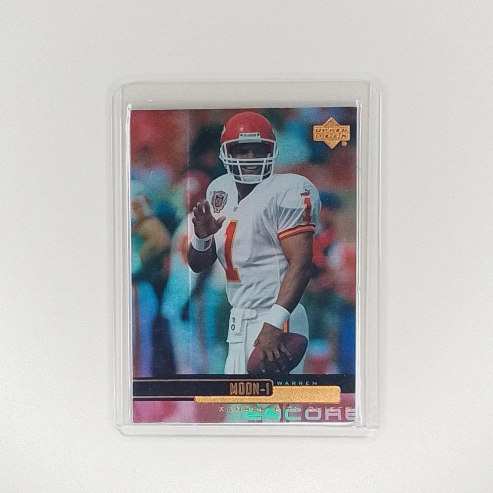 1999 Upper Deck Encore - Warren Moon #87 F/X /100 Kansas City Chiefs NFL Card