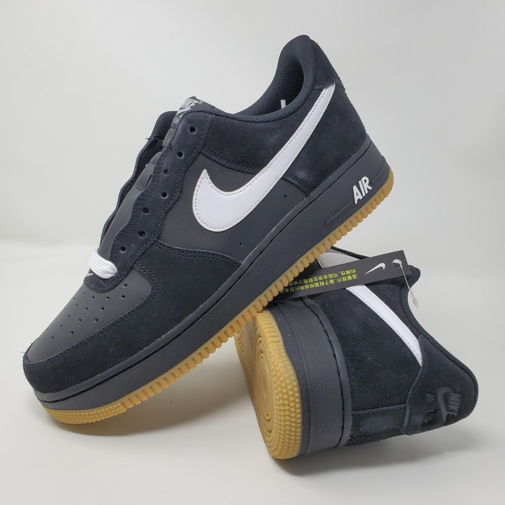 Nike Air Force 1 '07 LV8 Black White Gum IB6388-001 Men's Size 10