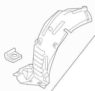 2012 Mercedes Benz E350 Driver Left FR Inner Fender 2126904330 OEM.