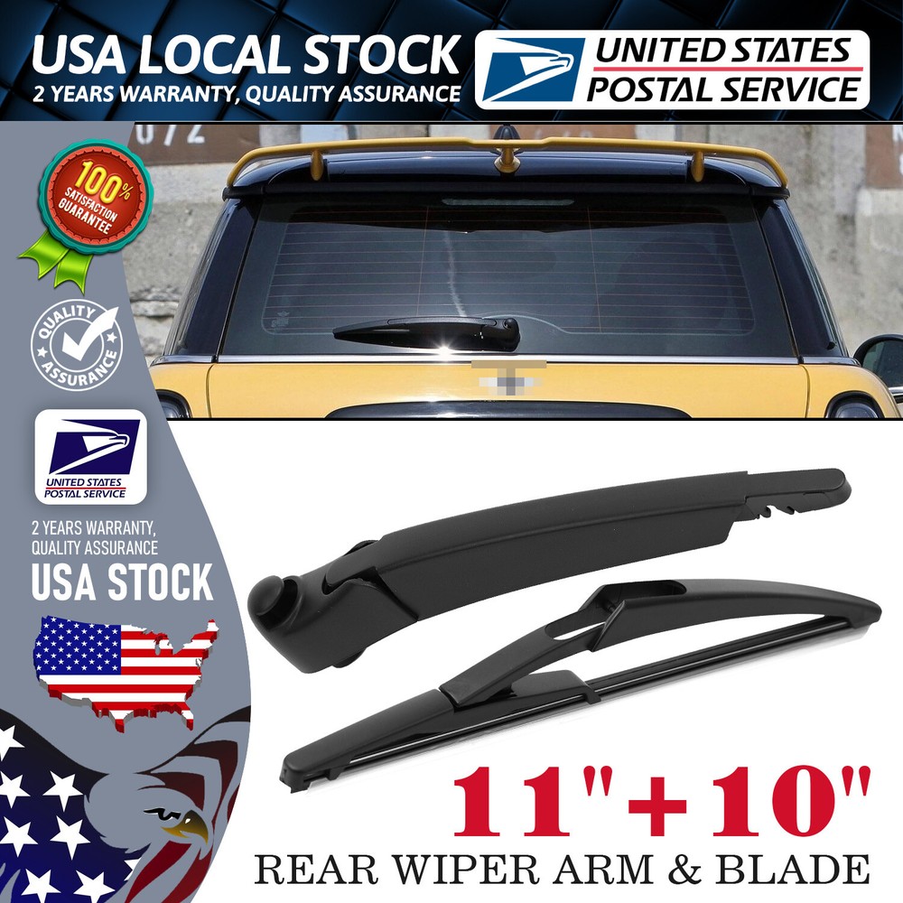 Easy Installation & waterproof 11''+10'' Windshield Rear Wiper Arm & Blade Set