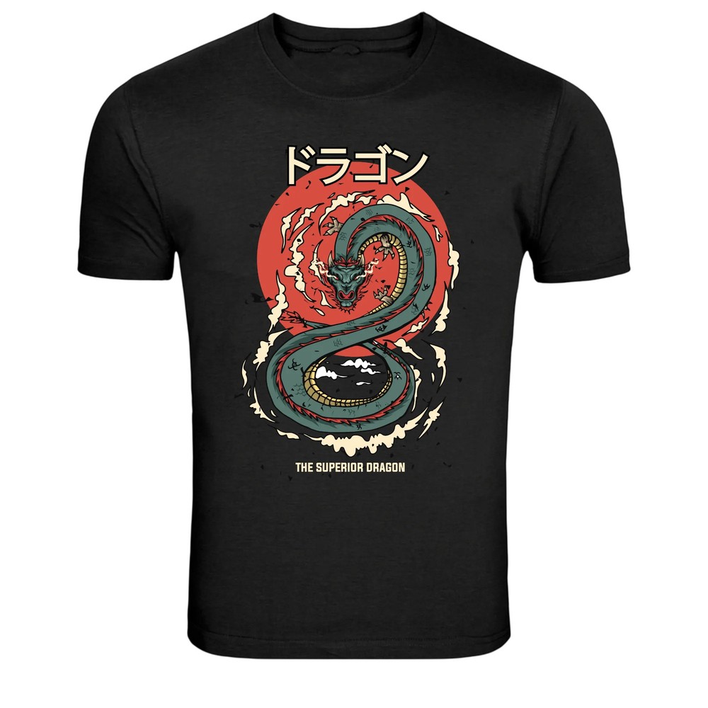 Japanese Dragon The Superior Dragon Graphic T-Shirt