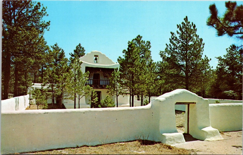 Bemis Taylor Chapel Black Forest Colorado Vintage Postcard