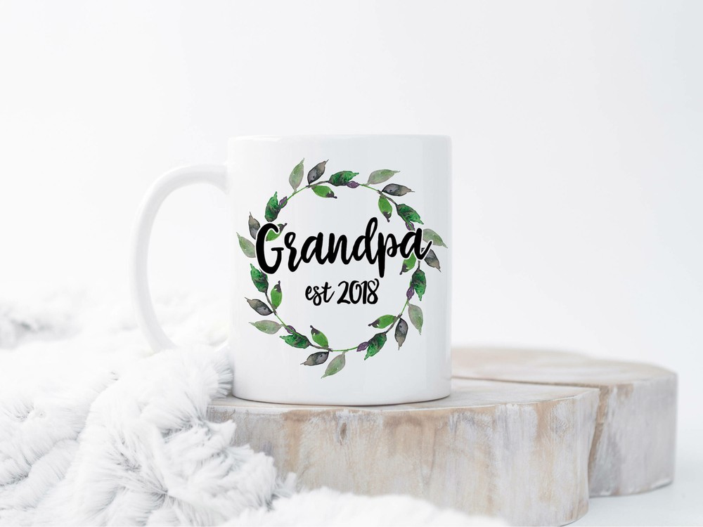 Taza abuelo abuelo para ser abuelo regalo embarazo revelar abuelo taza-image