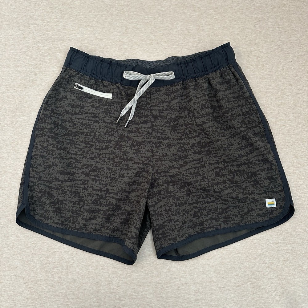 Vuori Banks Shorts Men’s Size M US Camouflage Green Athletic Unlined 5