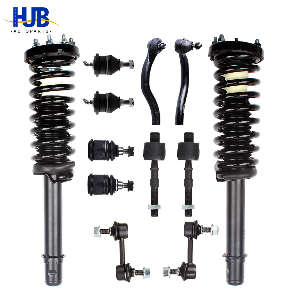 2003-2007 Honda Accord Front Suspension Kit: Struts, Springs, Ball Joints, Sway Bars, Tie Rods