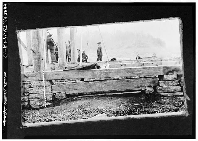 12. DETAIL COLUMNS TWELVE EIGHT - Caleb Crosby Threshing Barn, Noeton moved