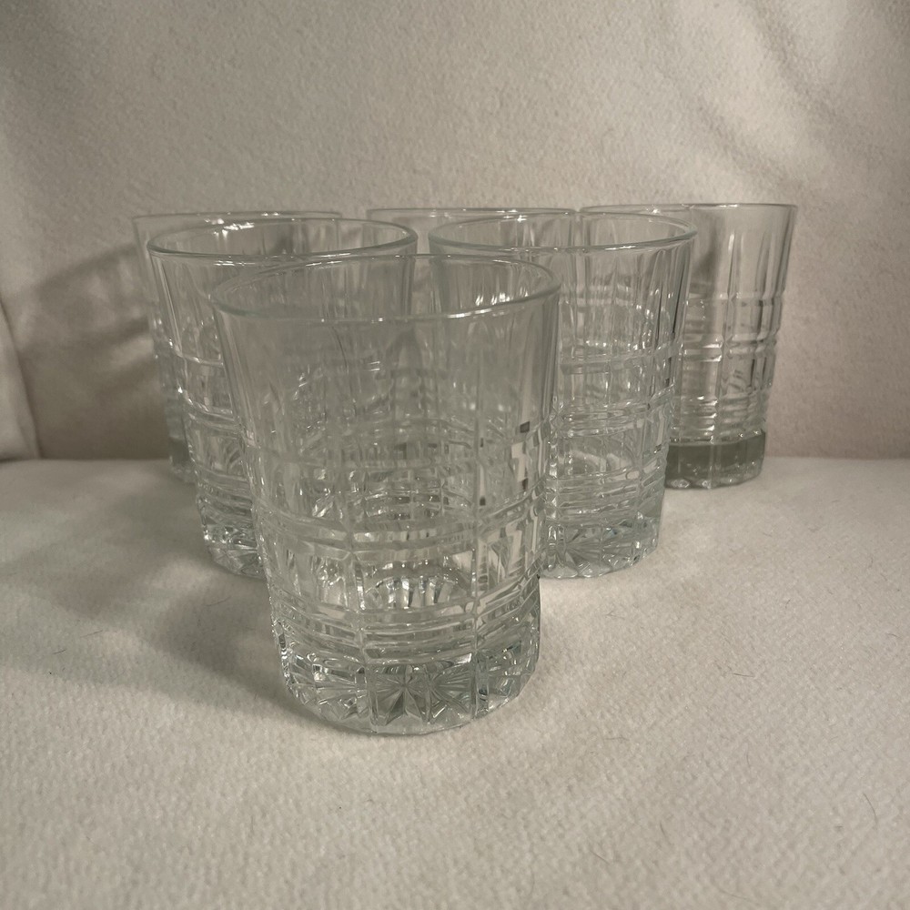 cristal d arques durand Carrolton Old Fashion Glasses Set 6