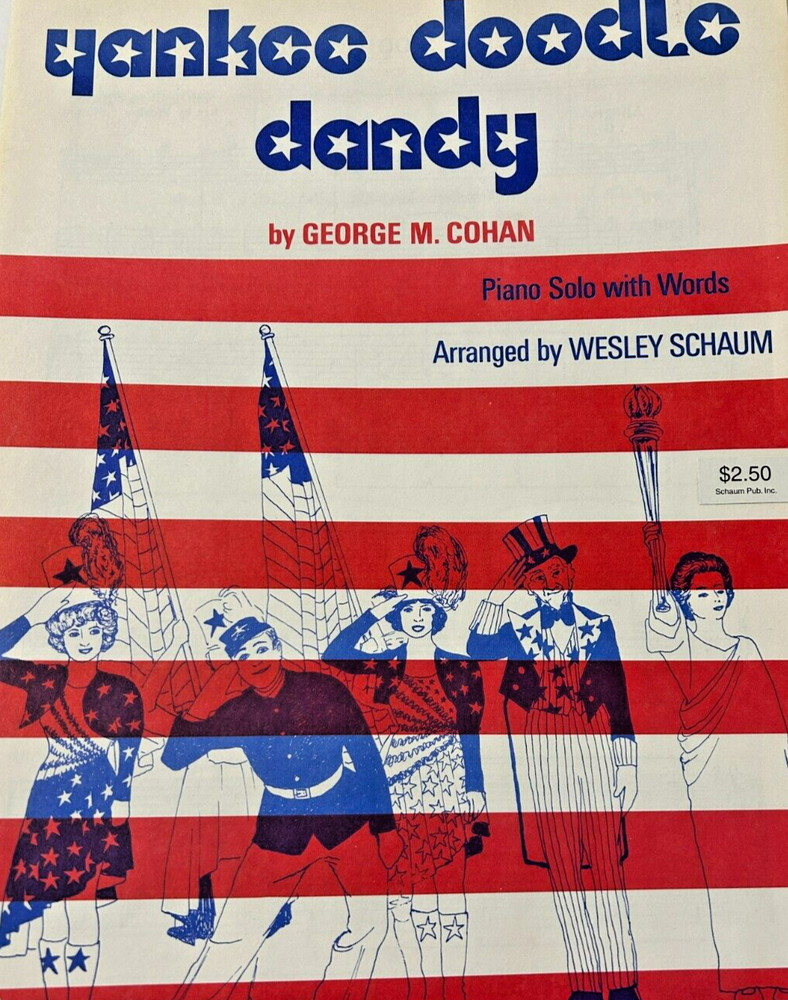 Vintage Sheet Music - Yankee Doodle Dandy - George Cohan - Schaum - Piano