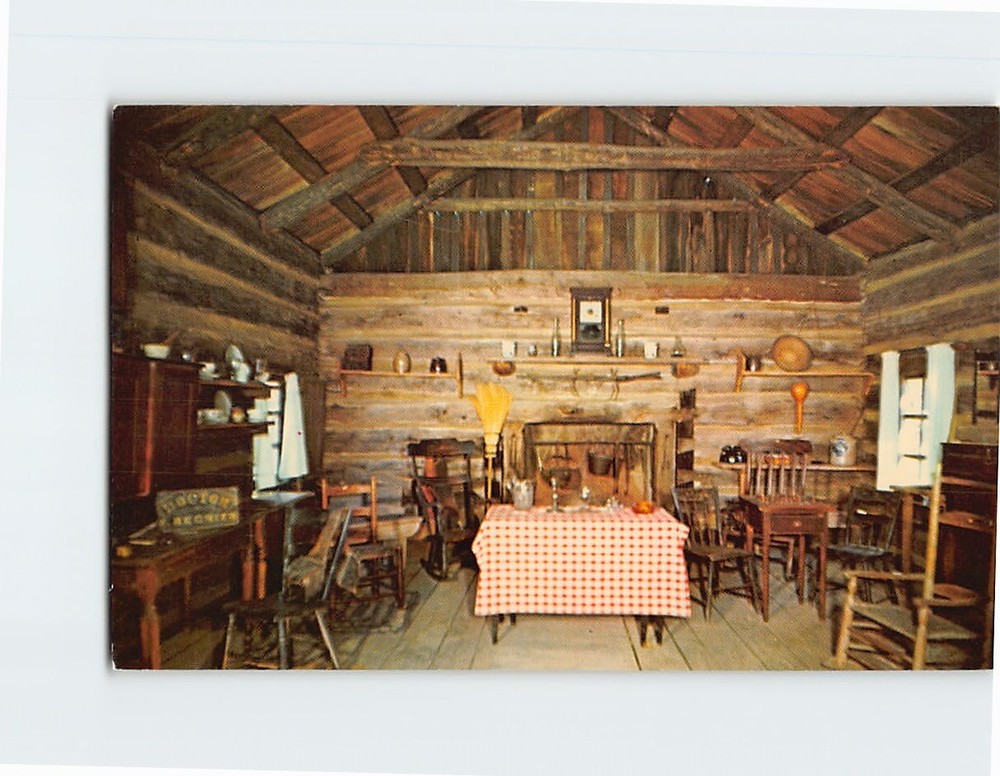 Postcard Dr. Francis Regnier's Office New Salem State Park New Salem Illinois