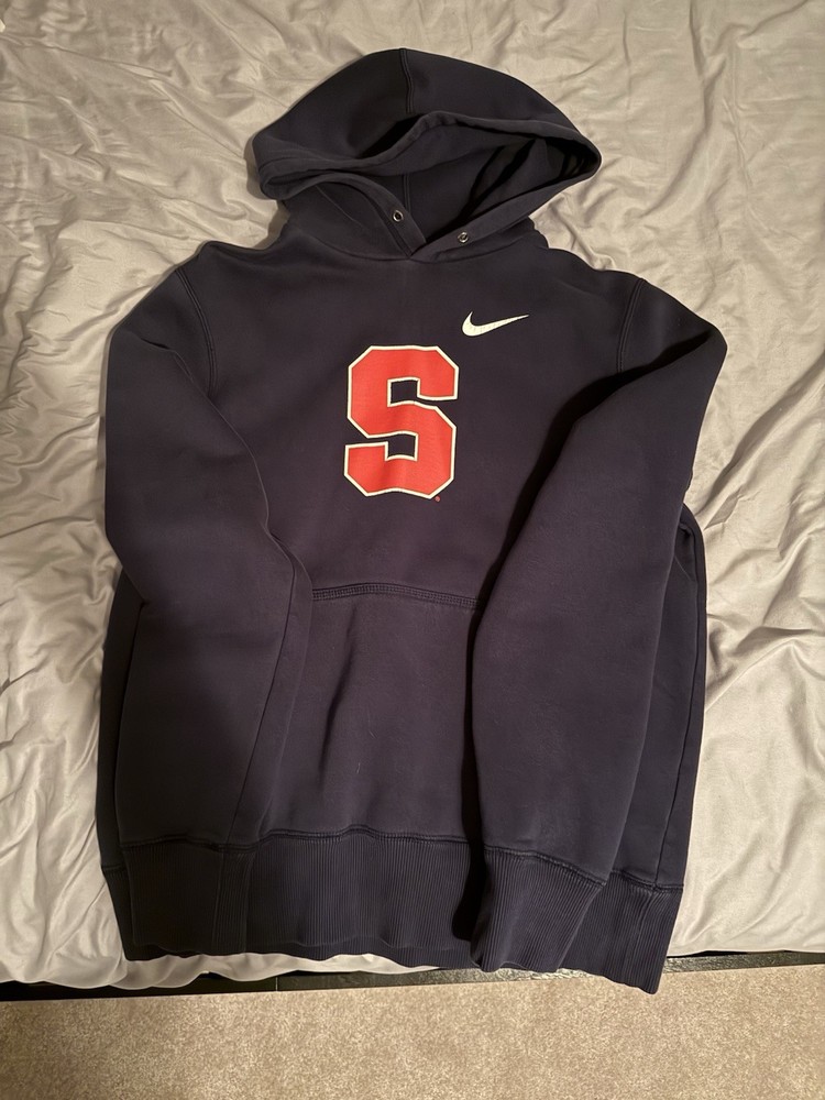 Syracuse University Hoodie-Navy Blue-Size Medium