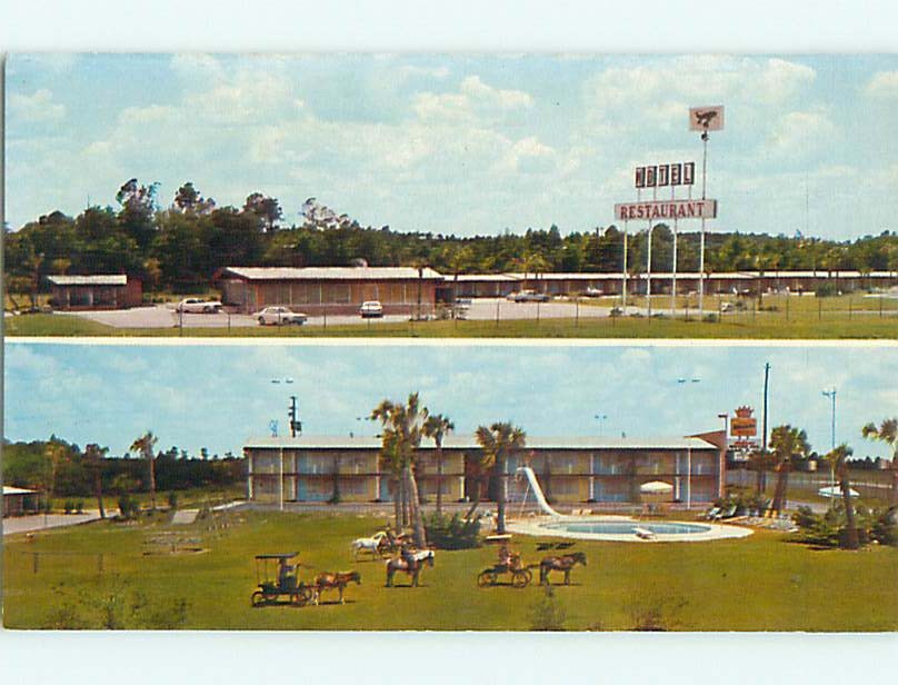 Unused Pre-1980 OLD CARS & ASHBURN MOTEL & RESTAURANT Ashburn GA u4625@