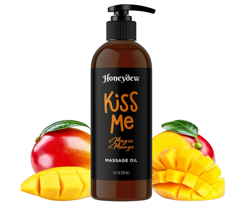 Mango Sensual Massage Oil for Couples - Alluring Tropical Full Body Massage Oil