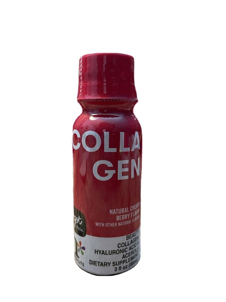 Nutrilite Collagen Shot Natural Cherry Berry Flavor Amway Beauty Hyaluronic Acid-image