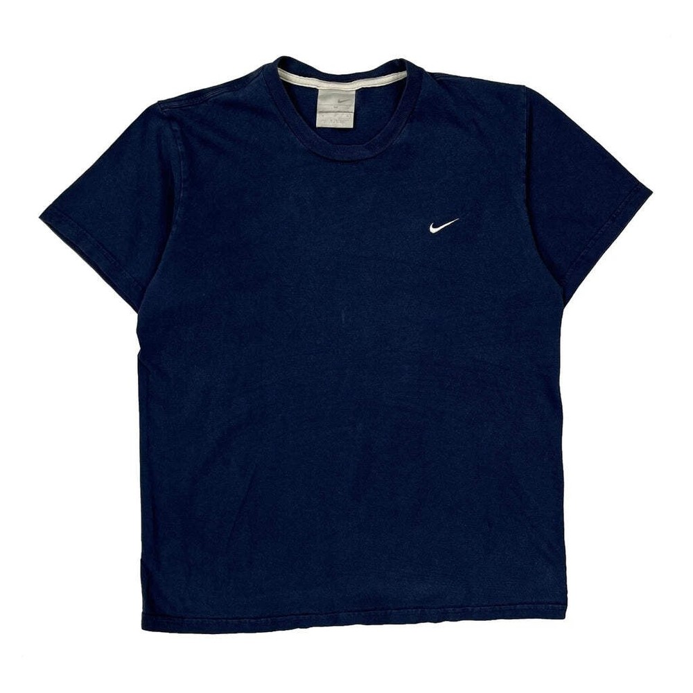 Nike T-Shirt - Medium Blue Cotton