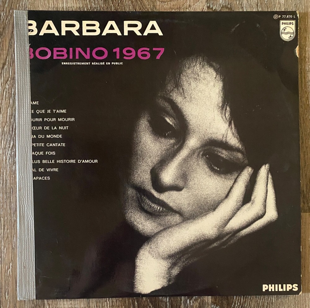 Barbara – Bobino 1967 - French chanson LP