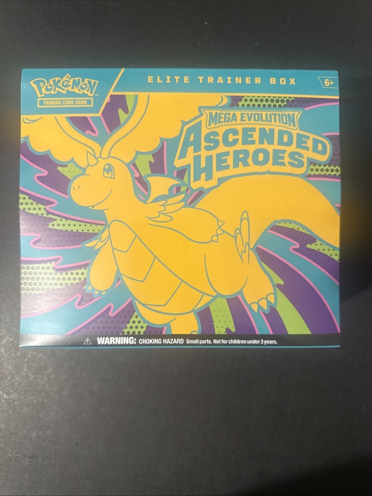 Pokemon Mega Evolution Ascended Heroes Elite Trainer Box Sealed New ETB US