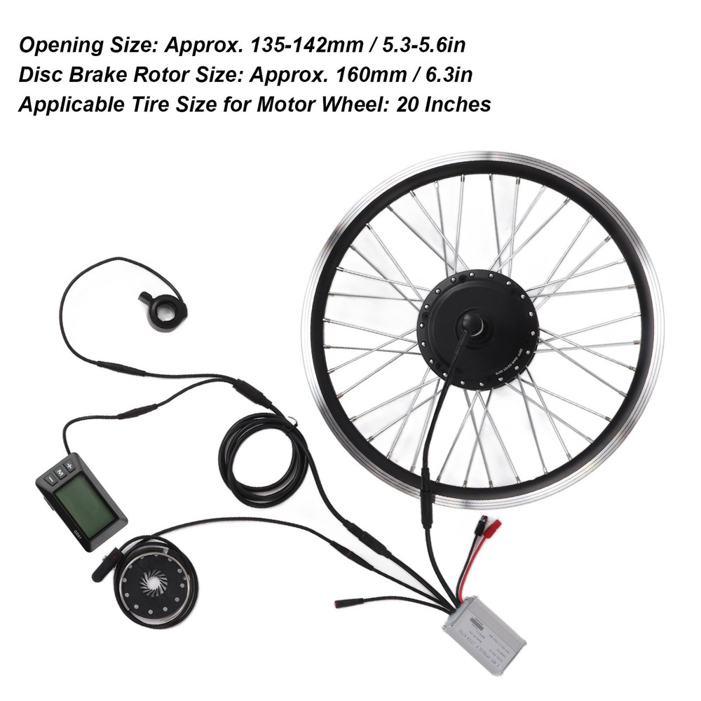 20Inch 36V 250W Electric Bike Conversion Kit Rear Wheel Hub M GD