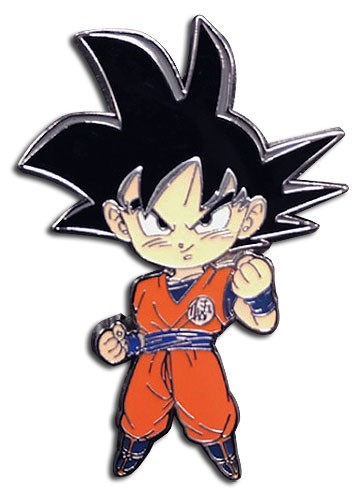Pin Badge - Dragon Ball Super Goku SD Chibi Enamel Lapel NEW