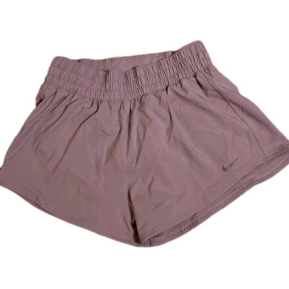 Nike One Shorts, Women's Sz Sm, Light Violet, Dri-FIT Mid-rise 3