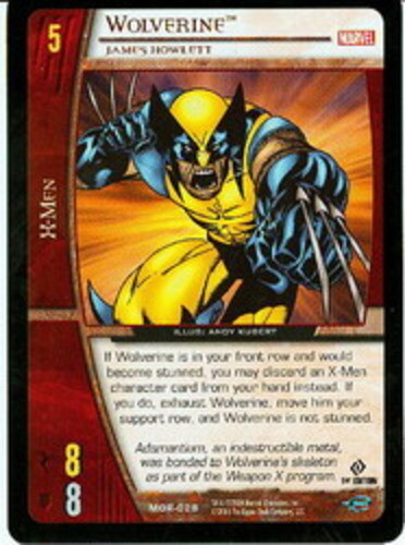 VS System: Wolverine, James Howlett - Unlimited Edition - Foil [Played] Marvel O