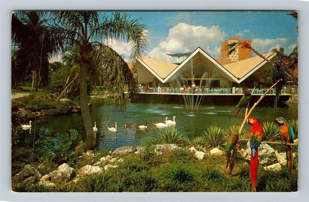 Tampa FL-Florida, Busch Gardens, Hospitality House, Vintage Postcard