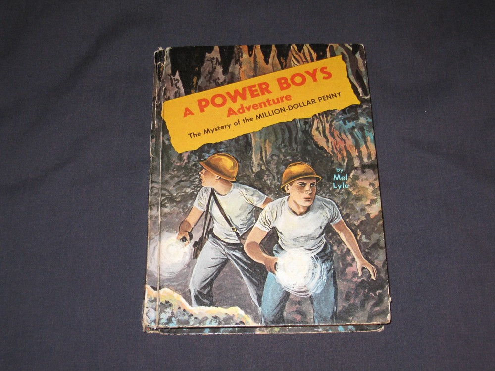 A Power Boys Adventure  The Mstery of the Million-Dollar Penny  Mel Lyle  HB