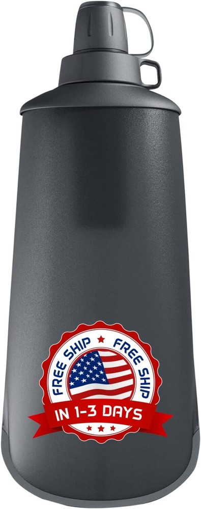 Filtro de agua 1L, ultracompacto y versátil, gris oscuro Durabilidad extrema US