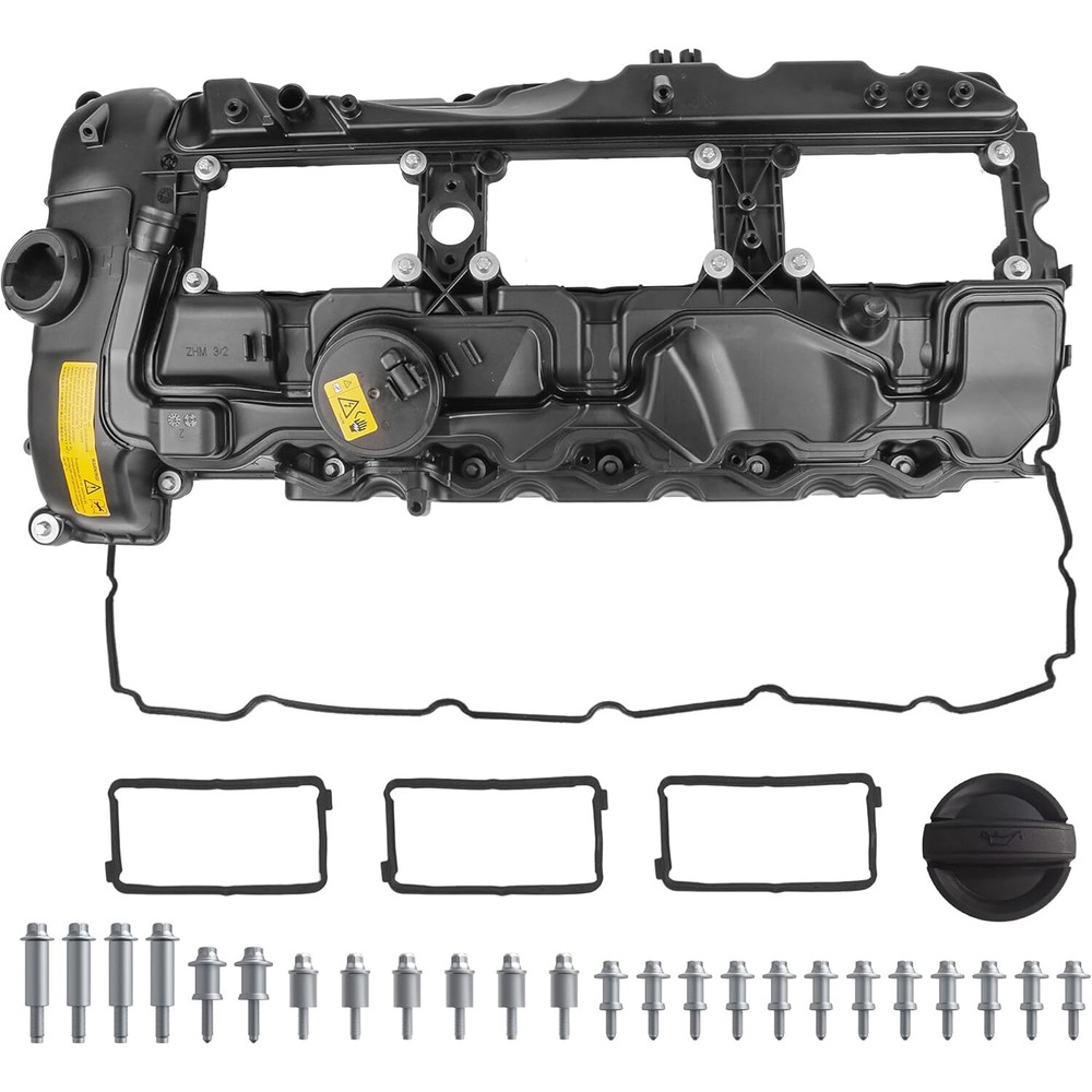 Valve Cover w/ Gasket & Cap For BMW N55 135i 335i 535i 640i 740i X3 X5 X6 3.0L