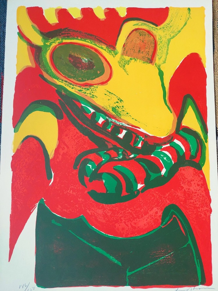Bengt LINDSTRÖM Signed lithograph / Original print by Lindström