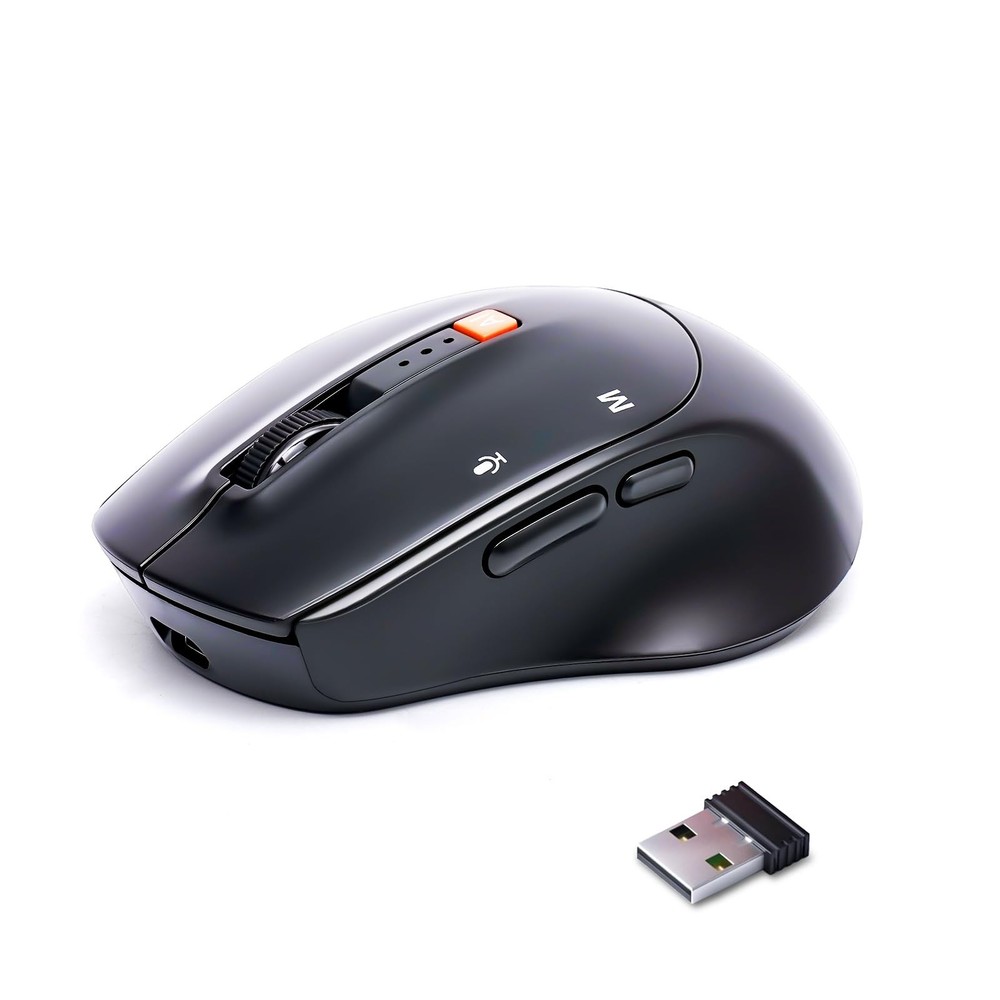 AI Bluetooth Mouse for PC & Laptop with Voice Typing & AI Assistant