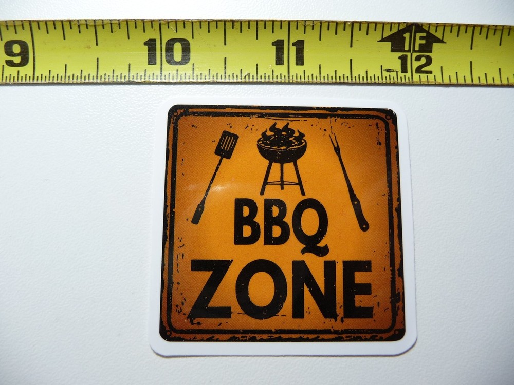 BBQ Grill Spatula Fork Decal Sticker for Hard Hat Work Pride