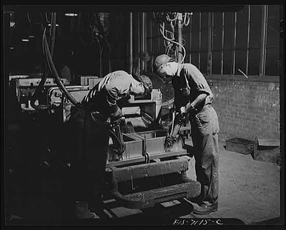 Detroit Michigan Chrysler Dodge Truck Plant Workers 1930s Assembly Line