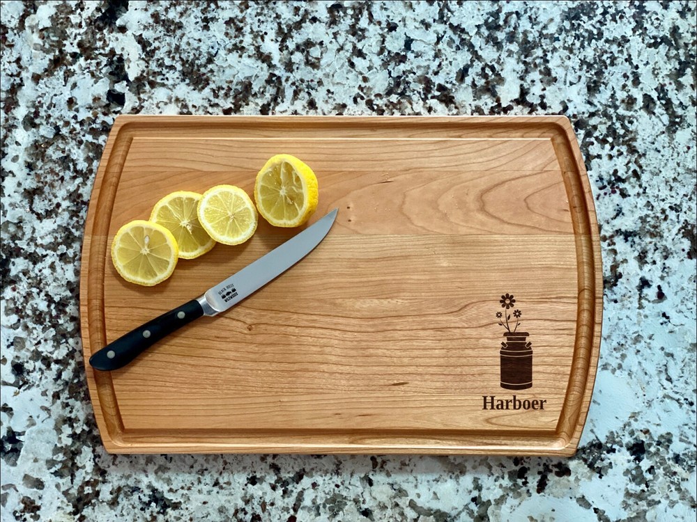 Milk Can Flowers Cutting Board | Farm Charcuterie Board | Custom Serving Tray |