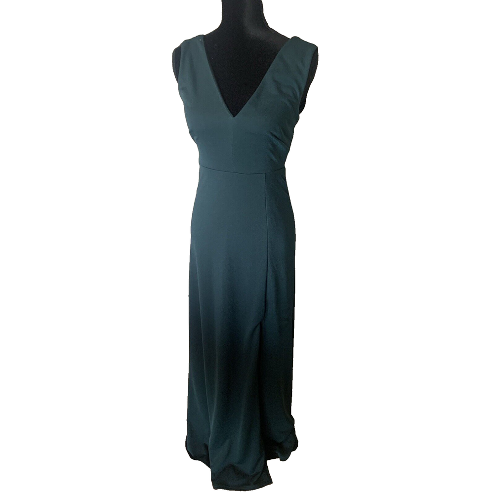 Birdy Grey Evening Gown Womens Small EmeraldGreen Wedding Cruise Prom Maxi Dress
