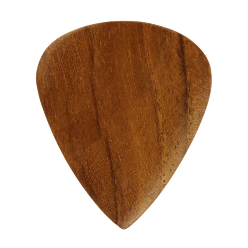 Teak Wood Guitar Pick - 3.0 mm - 351 Groove Shape - Handmade Exotic Plectrum